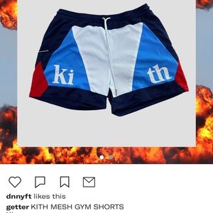 KITH MESH GYM SHORTS FROM DJ GETTERS CLOSET